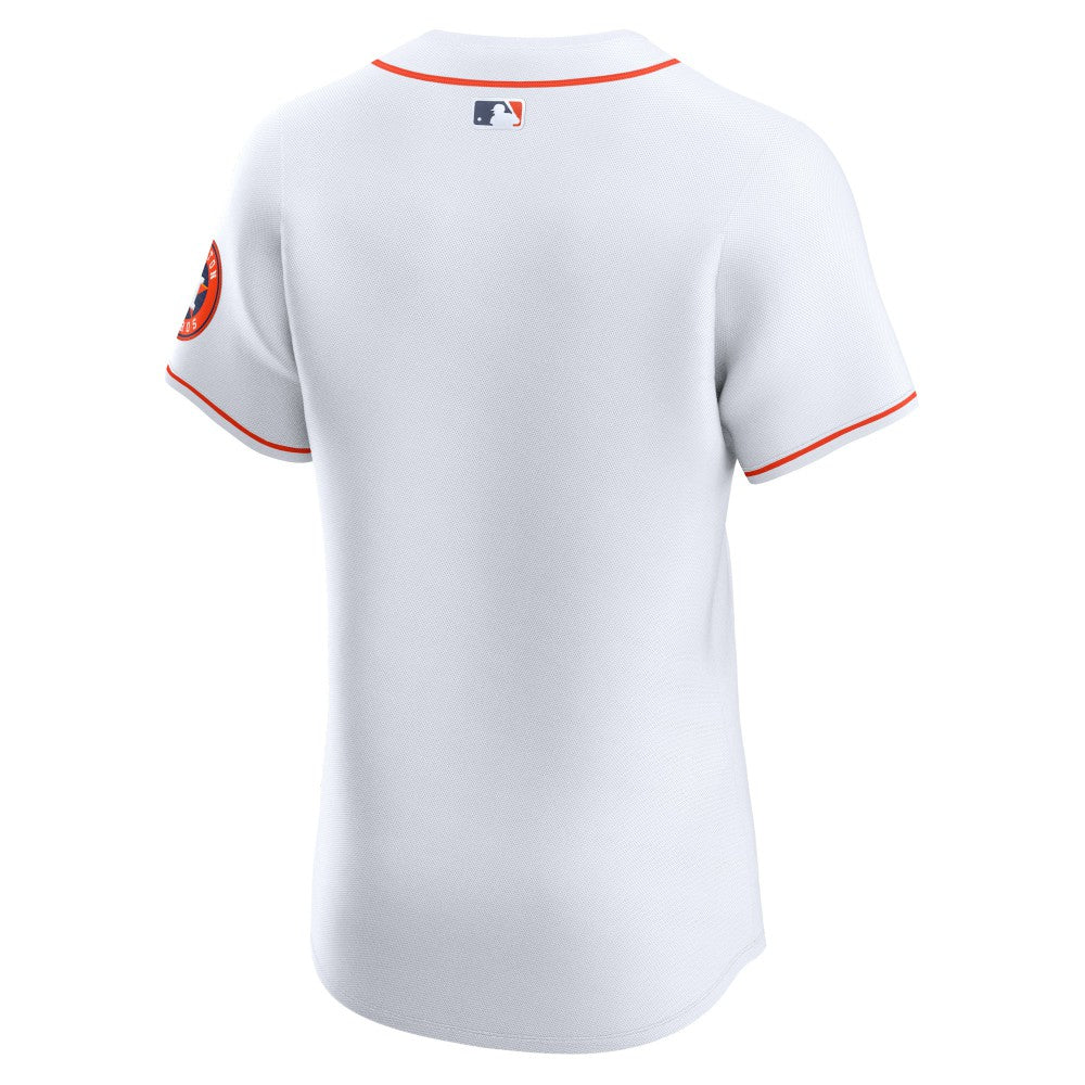Houston Astros Nike Home Vapor Premier Elite Patch Jersey - White Jerseys