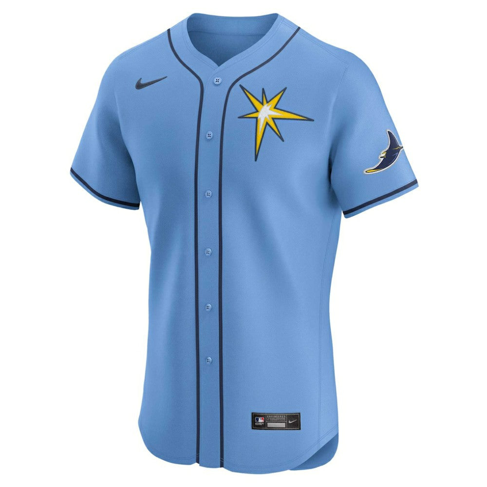Tampa Bay Rays Nike Alternate Vapor Premier Elite Patch Jersey - Light Blue Jerseys