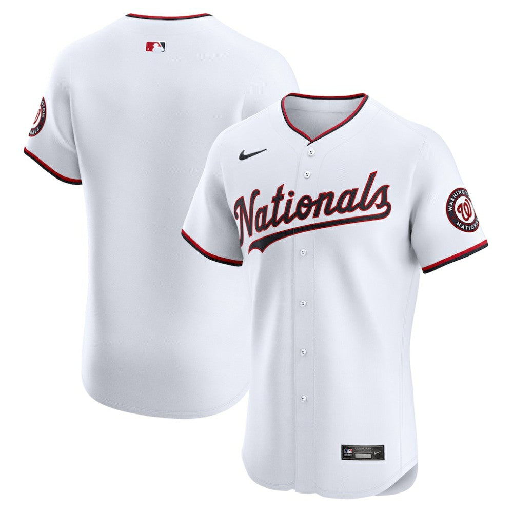 Washington Nationals Nike Home Elite Jersey - White Jerseys