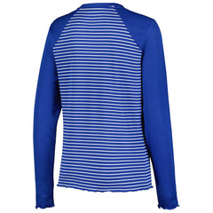 Buffalo Bills Antigua Women's Maverick Waffle Henley Long Sleeve T-Shirt Royal