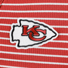 Kansas City Chiefs Antigua Women's Maverick Waffle Henley Long Sleeve T-Shirt Red