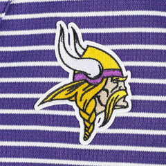 Minnesota Vikings Antigua Women's Maverick Waffle Henley Long Sleeve T-Shirt Purple