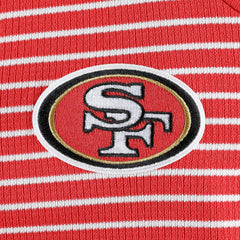 San Francisco 49ers Antigua Women's Maverick Waffle Henley Long Sleeve T-Shirt Scarlet