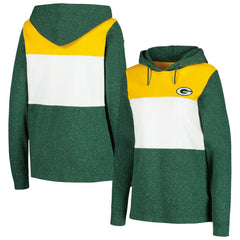 Green Bay Packers Antigua Women's Wicket Pullover Hoodie Green