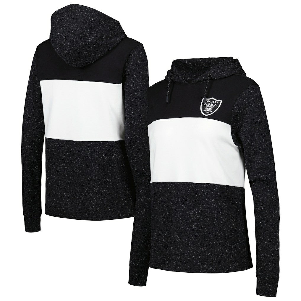 Las Vegas Raiders Antigua Women's Wicket Pullover Hoodie Black