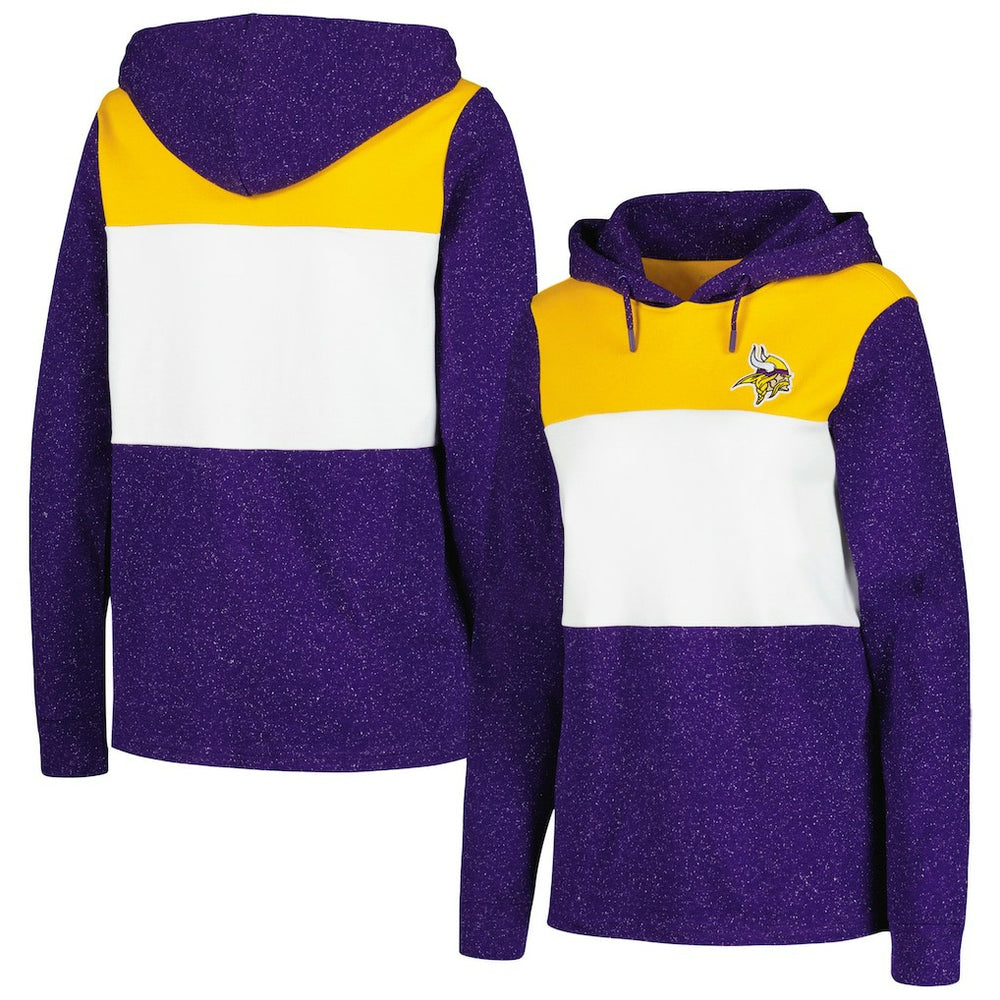 Minnesota Vikings Antigua Women's Wicket Pullover Hoodie Purple