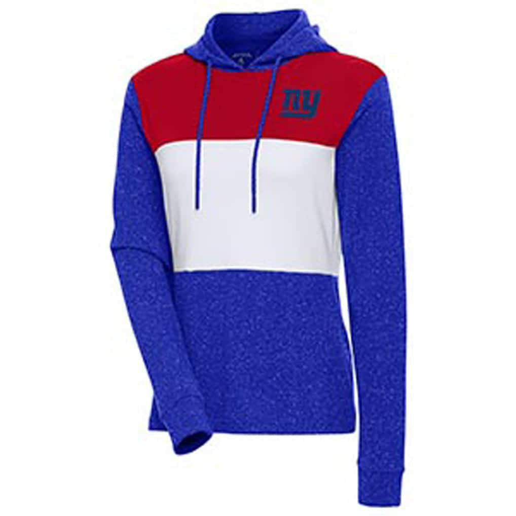 New York Giants Antigua Women's Wicket Pullover Hoodie Royal