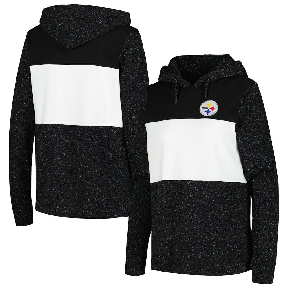 Pittsburgh Steelers Antigua Women's Wicket Pullover Hoodie Black