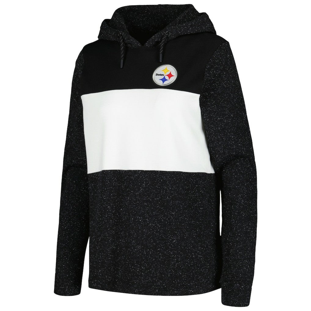 Pittsburgh Steelers Antigua Women's Wicket Pullover Hoodie Black