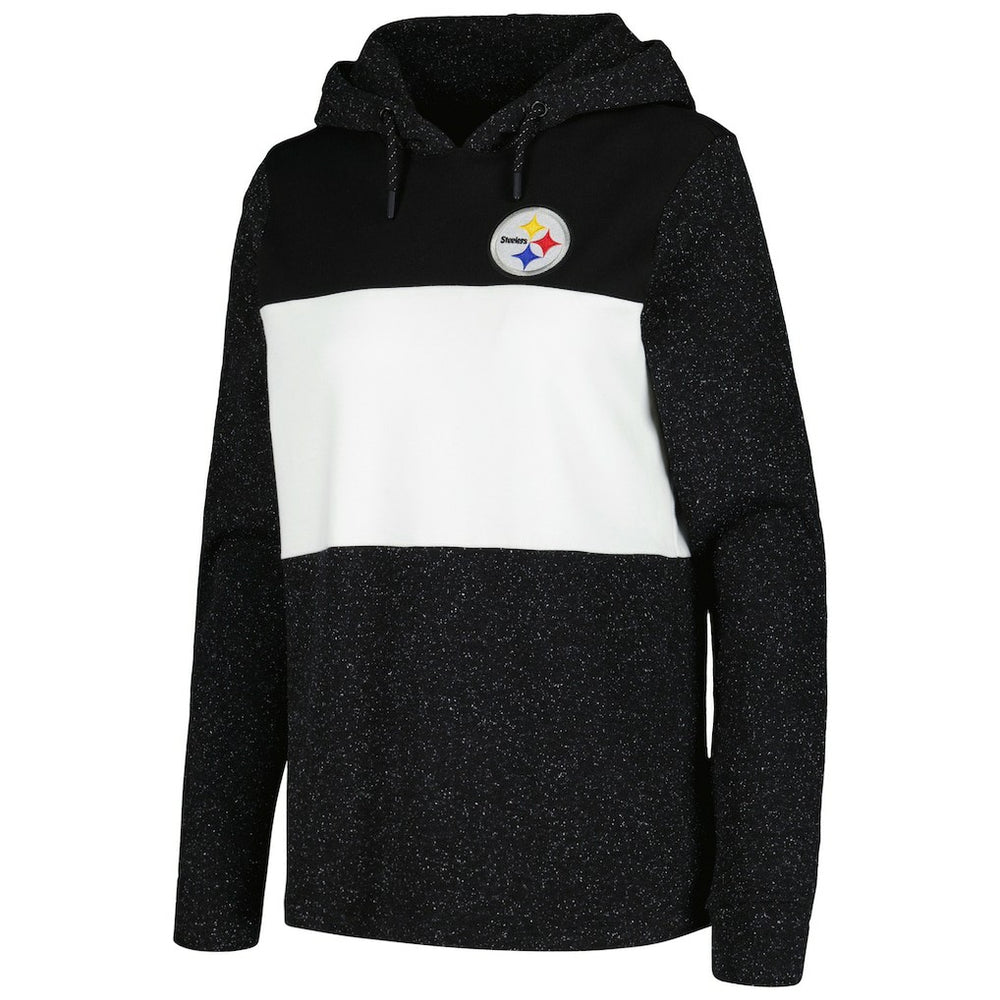 Pittsburgh Steelers Antigua Women's Wicket Pullover Hoodie Black