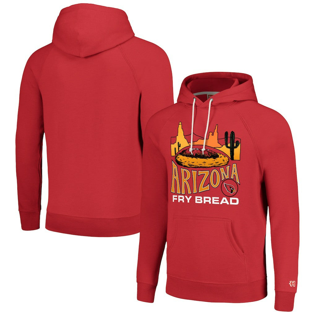 Arizona Cardinals Homage Unisex NFL x Guy Fieri’s Flavortown Tri-Blend Pullover Hoodie Red