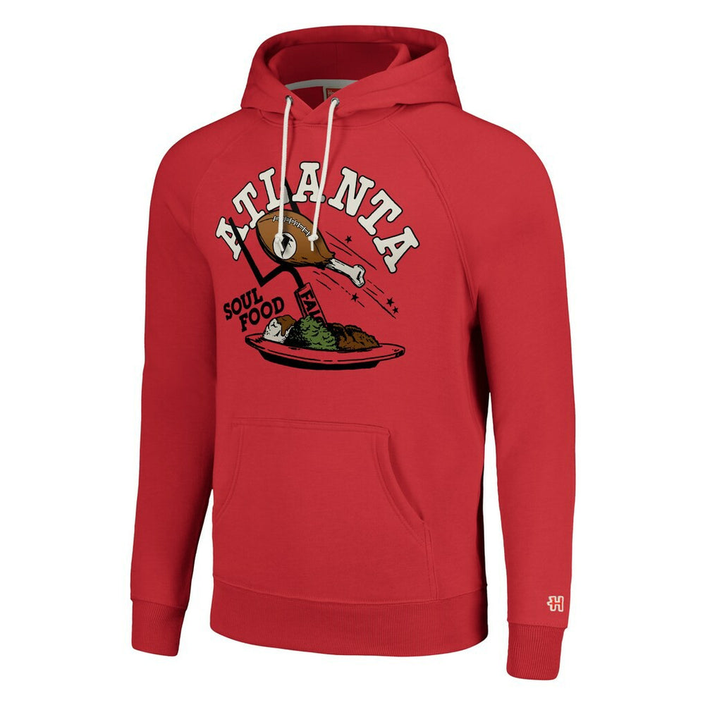 Atlanta Falcons Homage Unisex NFL x Guy Fieri’s Flavortown Tri-Blend Pullover Hoodie Red
