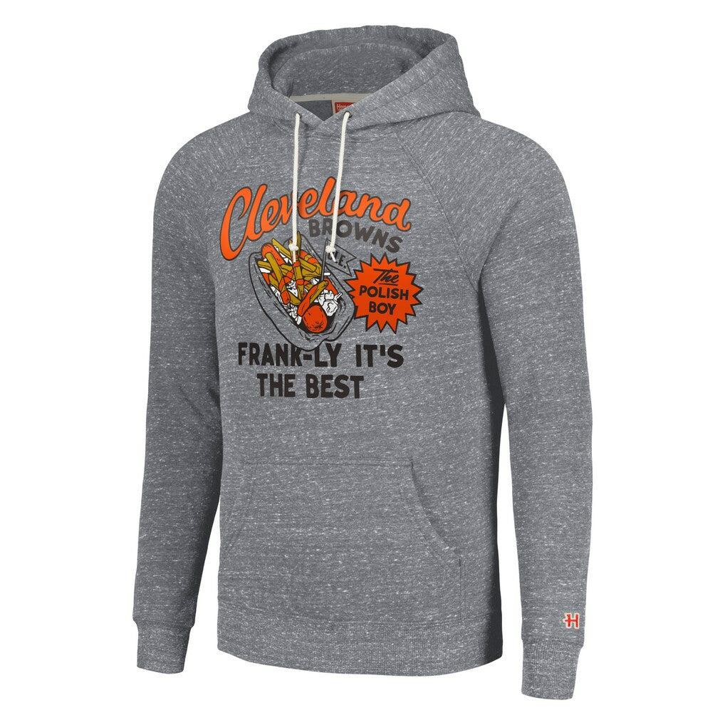 Cleveland Browns Homage Unisex NFL x Guy Fieri’s Flavortown Tri-Blend Pullover Hoodie Gray