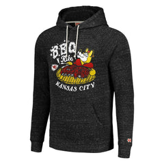 Kansas City Chiefs Homage Unisex NFL x Guy Fieri’s Flavortown Tri-Blend Pullover Hoodie Charcoal