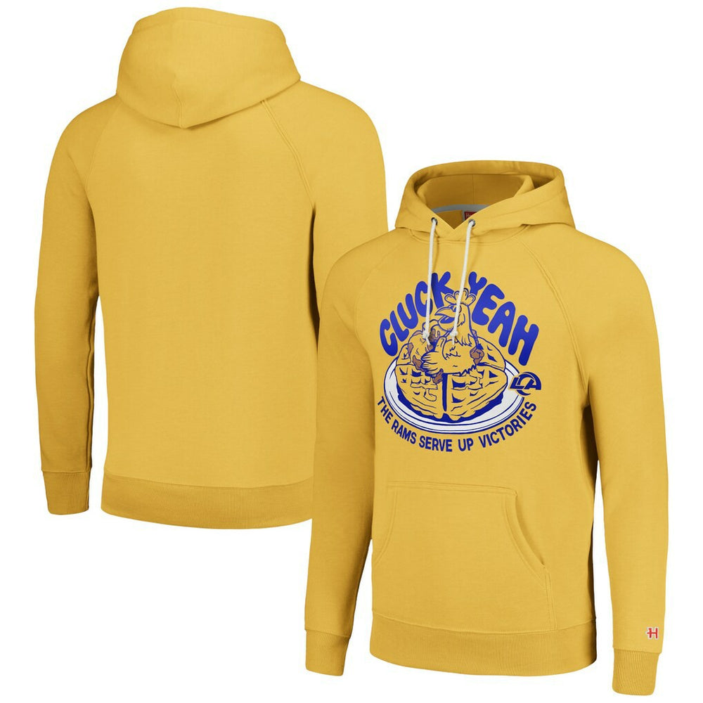 Los Angeles Rams Homage Unisex NFL x Guy Fieri’s Flavortown Tri-Blend Pullover Hoodie Gold