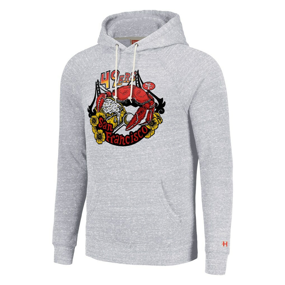 San Francisco 49ers Homage Unisex NFL x Guy Fieri’s Flavortown Tri-Blend Pullover Hoodie Ash