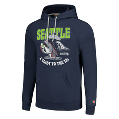 Seattle Seahawks Homage Unisex NFL x Guy Fieri’s Flavortown Tri-Blend Pullover Hoodie Navy