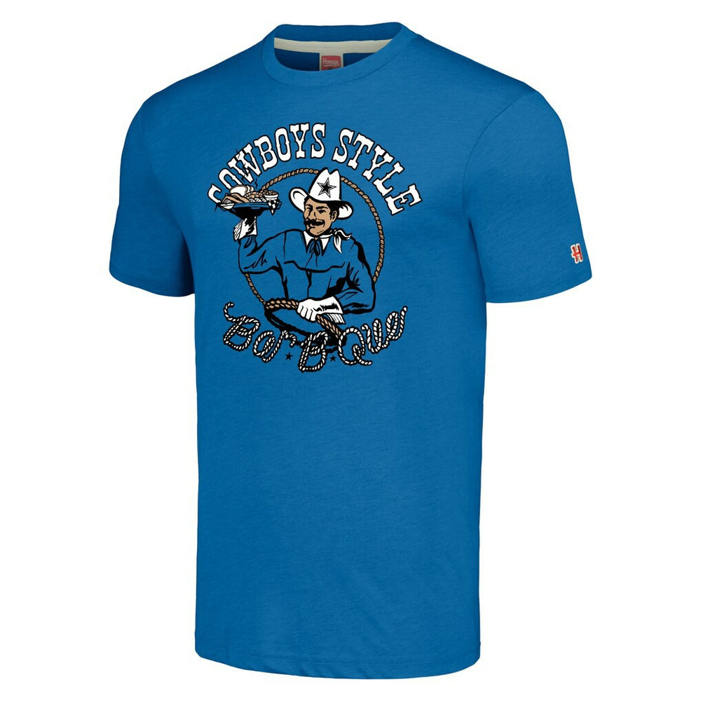 Dallas Cowboys Homage Unisex NFL x Guy Fieri’s Flavortown Tri-Blend T-Shirt Royal