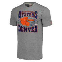 Denver Broncos Homage Unisex NFL x Guy Fieri’s Flavortown Tri-Blend T-Shirt Gray