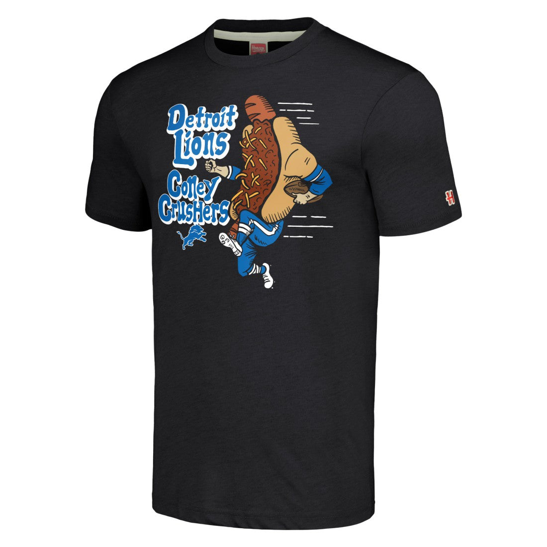 Detroit Lions Homage Unisex NFL x Guy Fieri’s Flavortown Tri-Blend T-Shirt Charcoal
