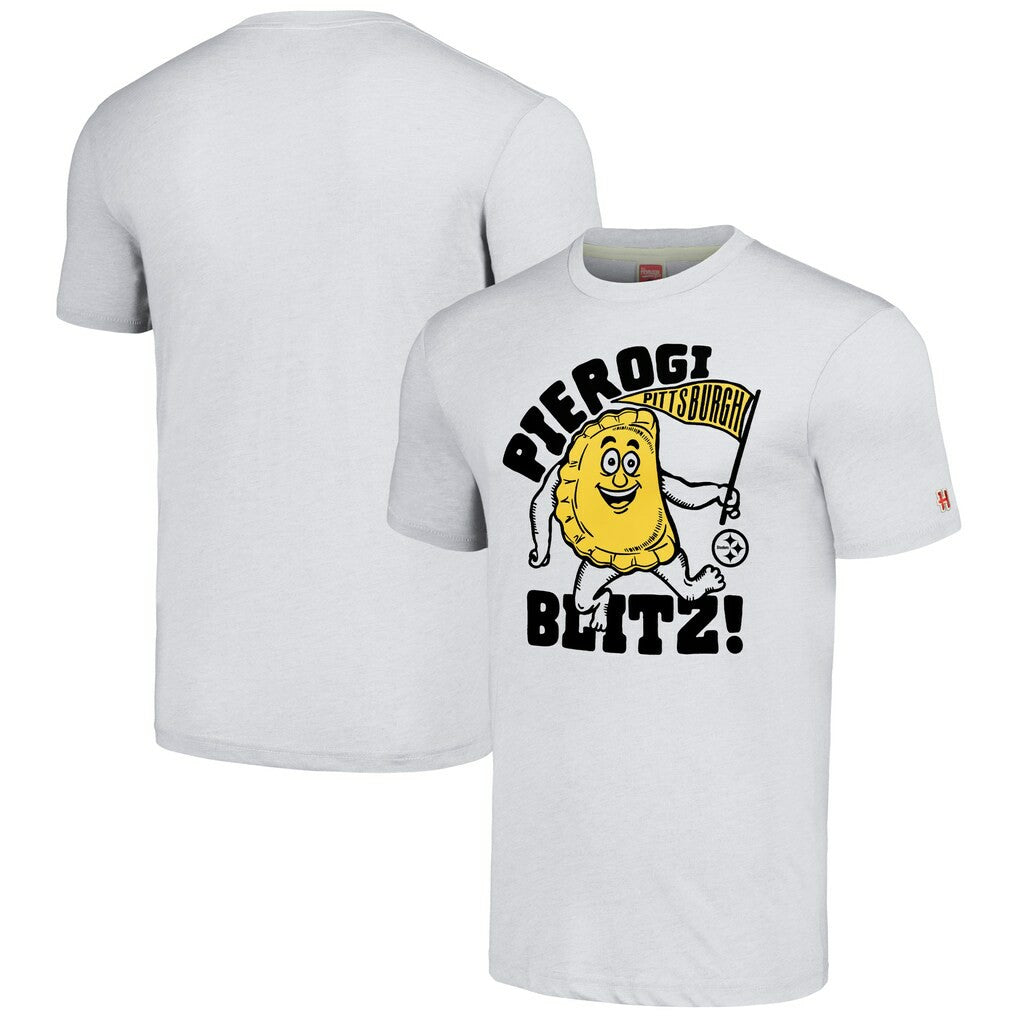 Pittsburgh Steelers Homage Unisex NFL x Guy Fieri’s Flavortown Tri-Blend T-Shirt Ash