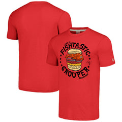 Tampa Bay Buccaneers Homage Unisex NFL x Guy Fieri’s Flavortown Tri-Blend T-Shirt Red