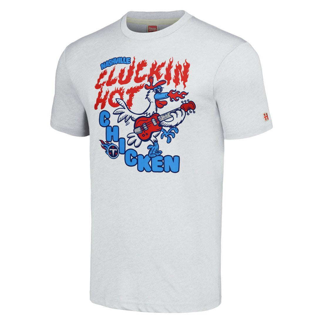 Tennessee Titans Homage Unisex NFL x Guy Fieri’s Flavortown Tri-Blend T-Shirt Ash