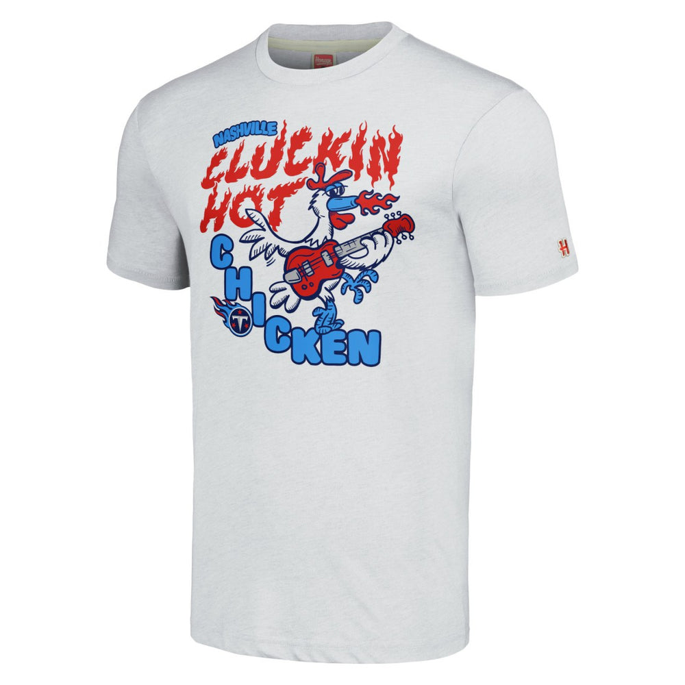 Tennessee Titans Homage Unisex NFL x Guy Fieri’s Flavortown Tri-Blend T-Shirt Ash