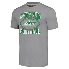 New York Jets Homage Hyper Local Tri-Blend T-Shirt Gray