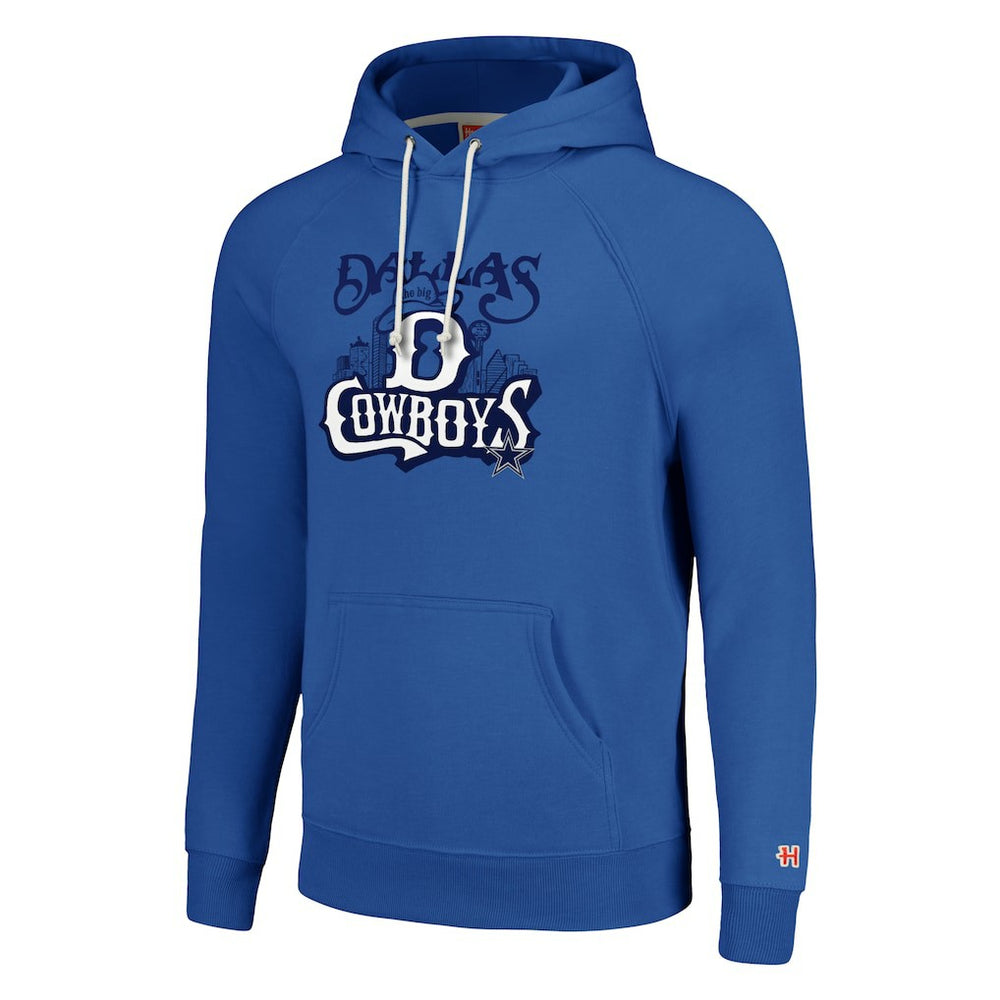 Dallas Cowboys Homage Unisex Hyperlocal Raglan Pullover Hoodie Royal
