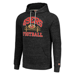 San Francisco 49ers Homage Unisex Hyperlocal Raglan Pullover Hoodie Charcoal