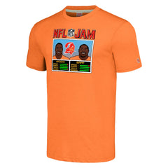 Derrick Brooks & Warren Sapp Tampa Bay Buccaneers Homage Unisex NFL Jam Retired Tri-Blend T-Shirt Orange
