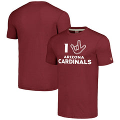 Arizona Cardinals Homage Unisex The NFL ASL Collection by Love Sign Tri-Blend T-Shirt Cardinal