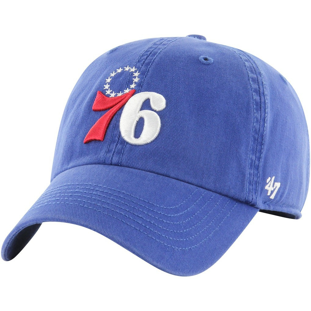 Philadelphia 76ers '47 Alternate Logo Classic Franchise Fitted Hat Royal