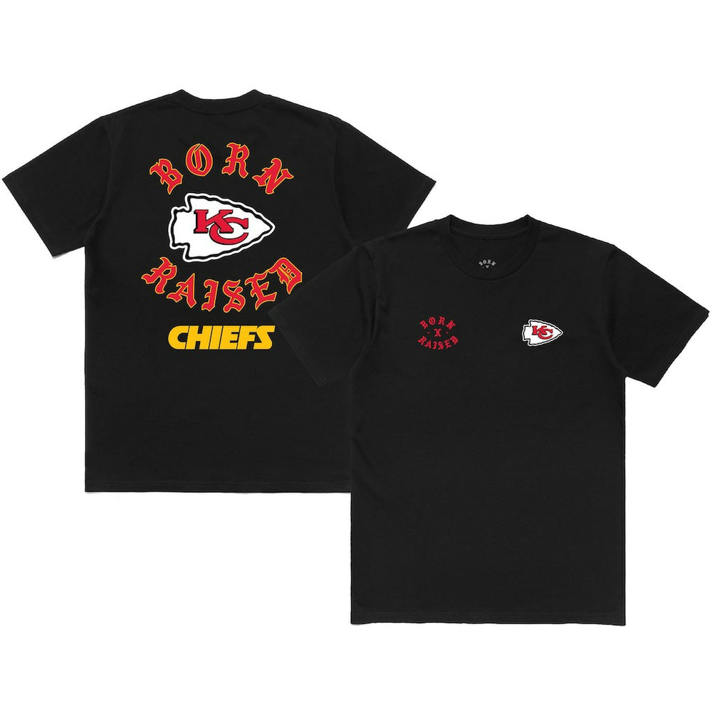 Kansas City Chiefs Born x Raised Unisex T-Shirt Black