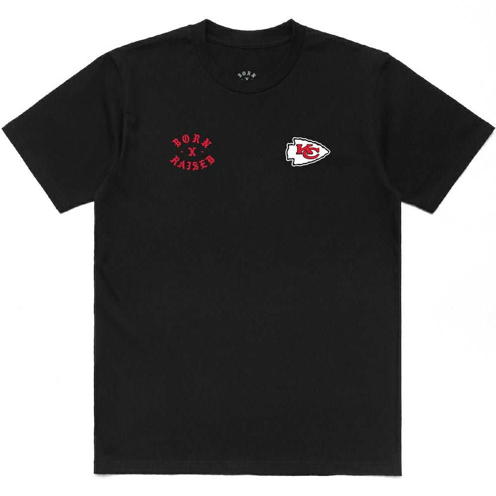 Kansas City Chiefs Born x Raised Unisex T-Shirt Black