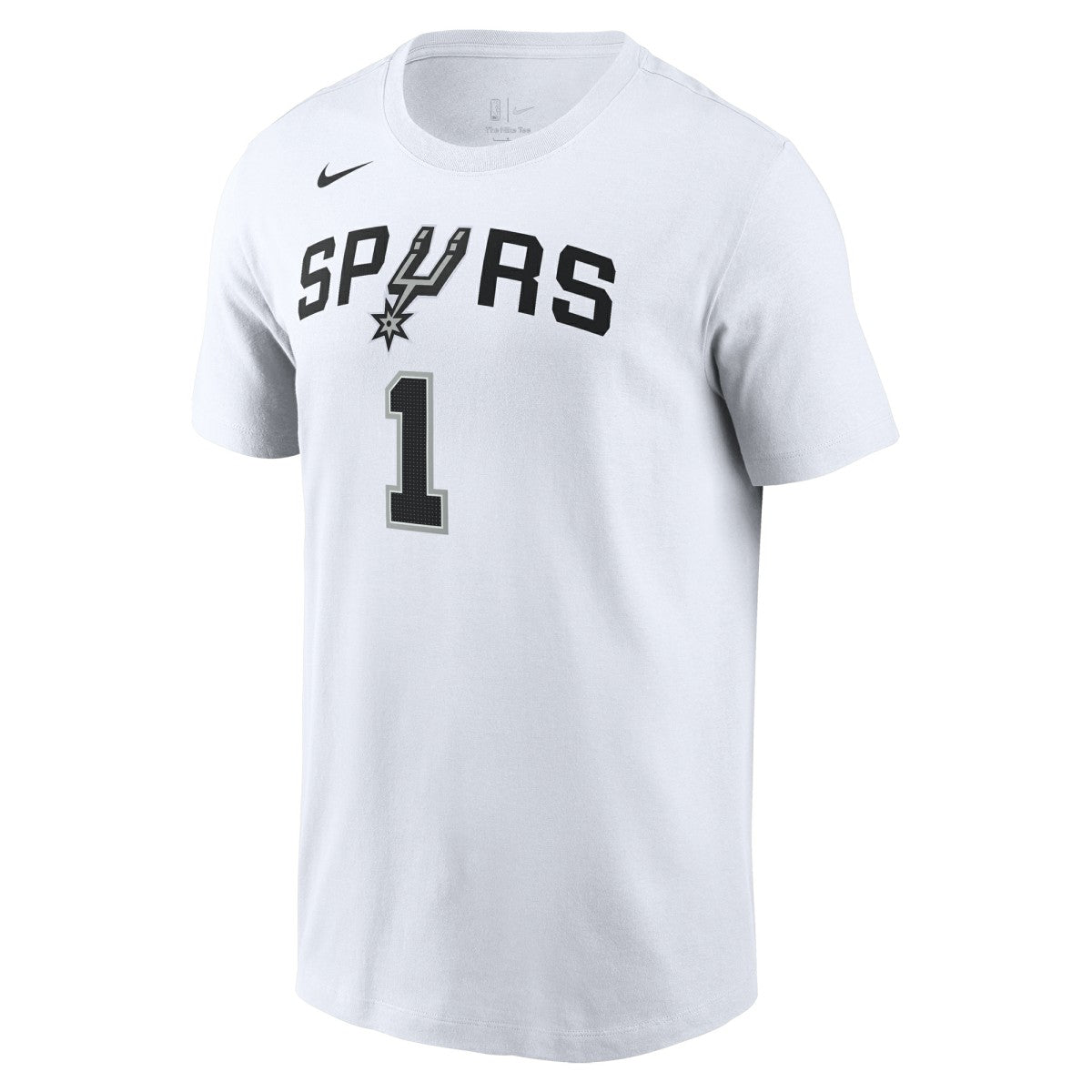 Victor Wembanyama San Antonio Spurs Icon 2022/23 Name & Number T-Shirt White