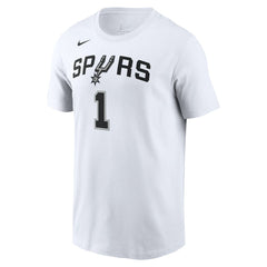 Victor Wembanyama San Antonio Spurs Icon 2022/23 Name & Number T-Shirt White