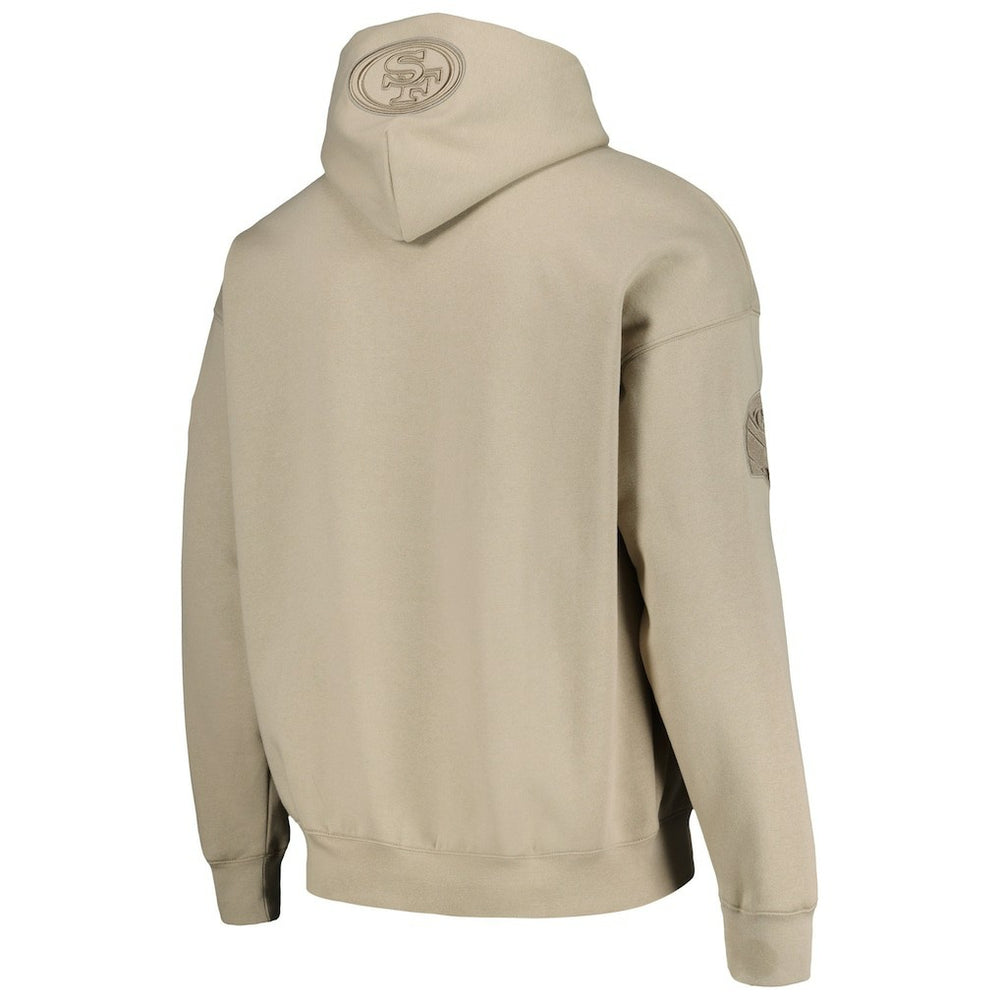 Christian McCaffrey San Francisco 49ers Pro Standard Player Name & Number Pullover Hoodie Tan