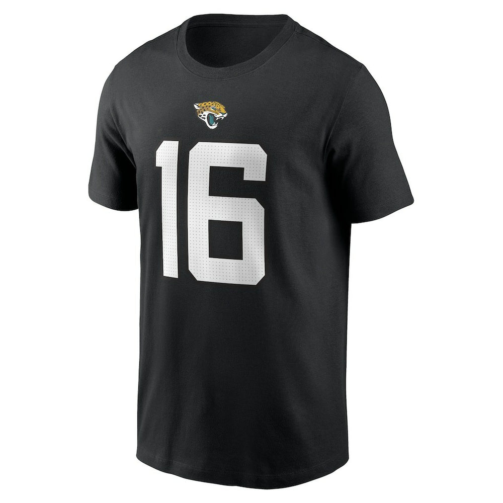 Trevor Lawrence Jacksonville Jaguars Player Name & Number T-Shirt Black