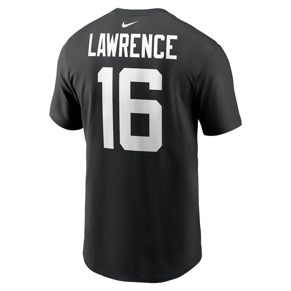 Trevor Lawrence Jacksonville Jaguars Player Name & Number T-Shirt Black