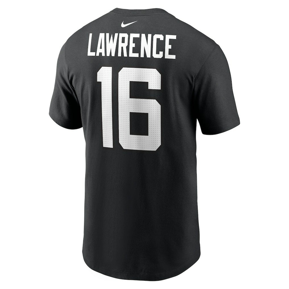 Trevor Lawrence Jacksonville Jaguars Player Name & Number T-Shirt Black