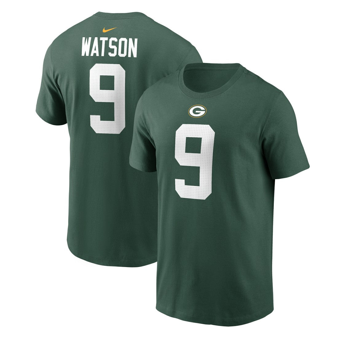 Christian Watson Green Bay Packers Player Name & Number T-Shirt Green