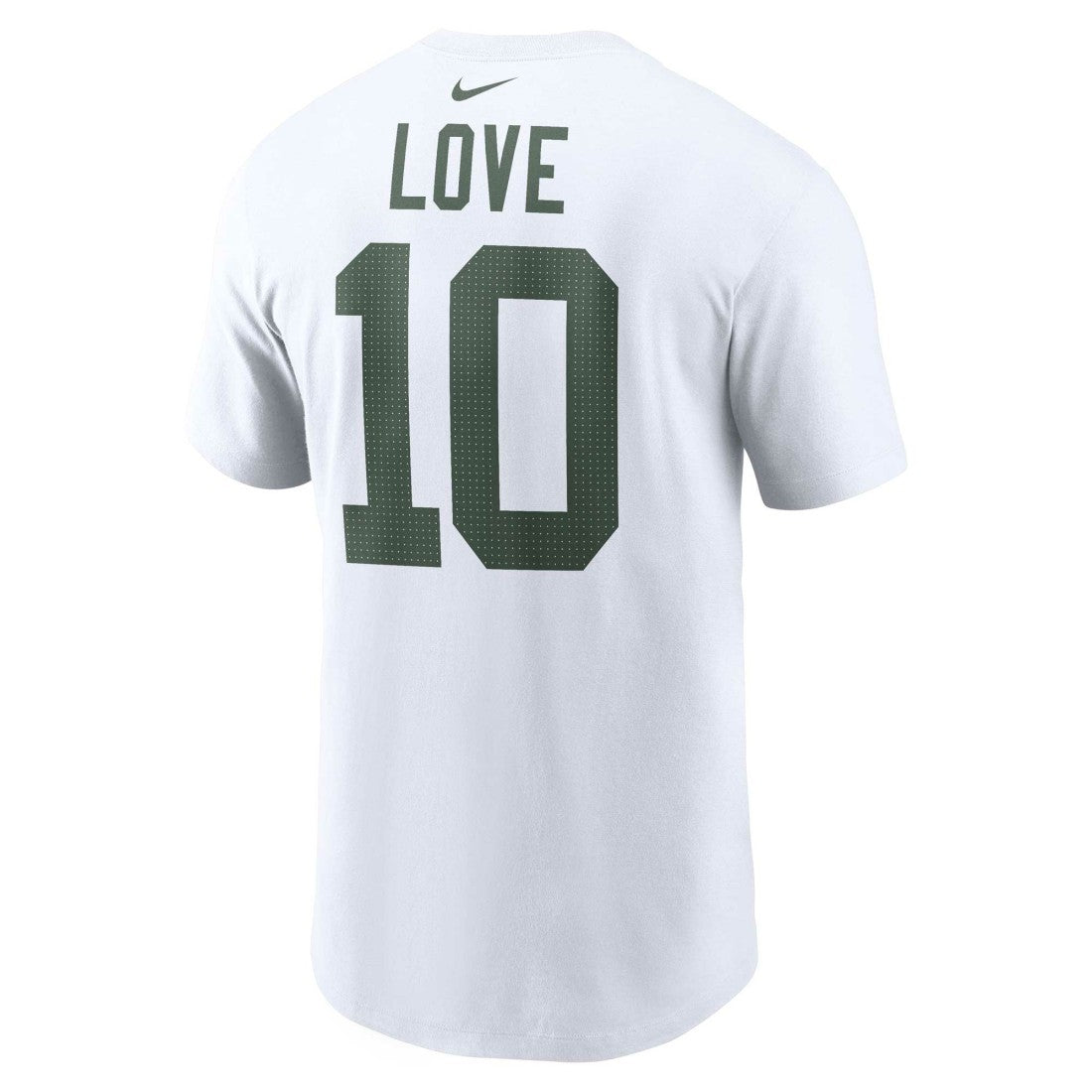 Jordan Love Green Bay Packers Player Name & Number T-Shirt White
