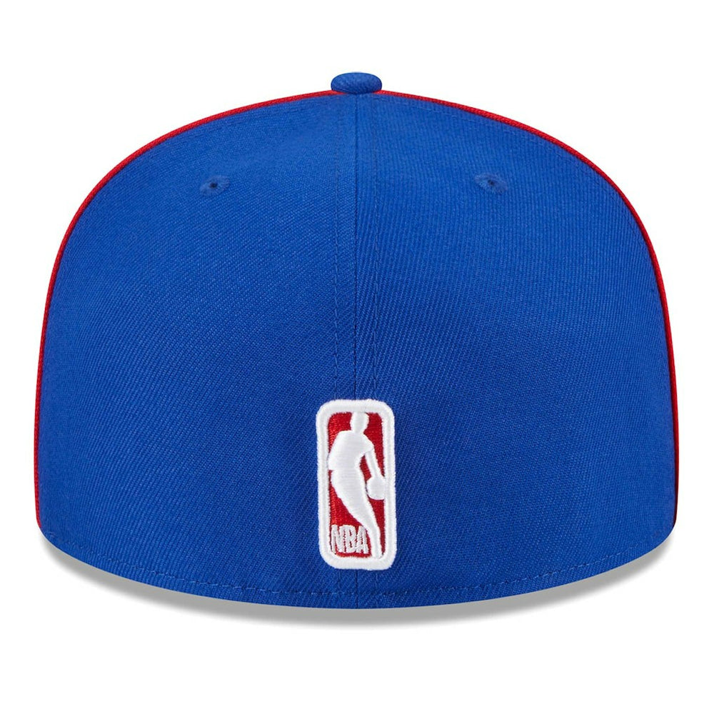 Philadelphia 76ers Piped & Flocked 59Fifty Fitted Hat Royal
