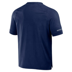 Dallas Cowboys NFL x Darius Rucker Collection Washed Raglan Henley T-Shirt Navy