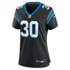 Chuba Hubbard Carolina Panthers Women's Team Game Jersey Black