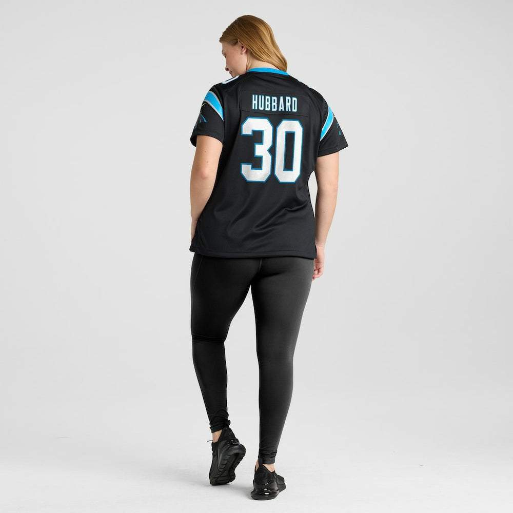 Chuba Hubbard Carolina Panthers Women's Team Game Jersey Black