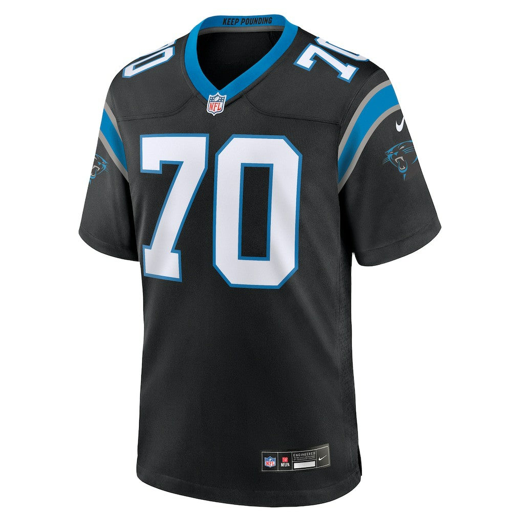 Brady Christensen Carolina Panthers Team Game Jersey Black