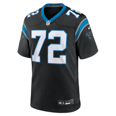 Taylor Moton Carolina Panthers Team Game Jersey Black